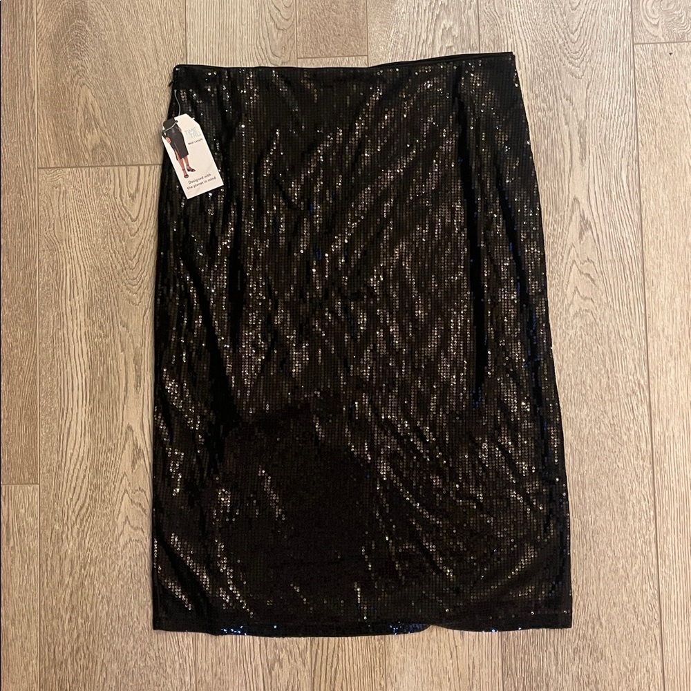 Sequin Midi Skirt